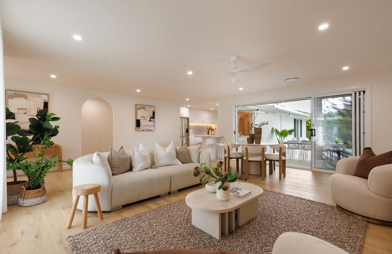 Living room electrical work — Wave Electrical Noosa