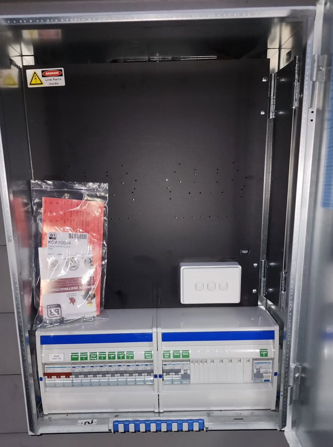 New switchboard installed after fire damage — Wave Electrical