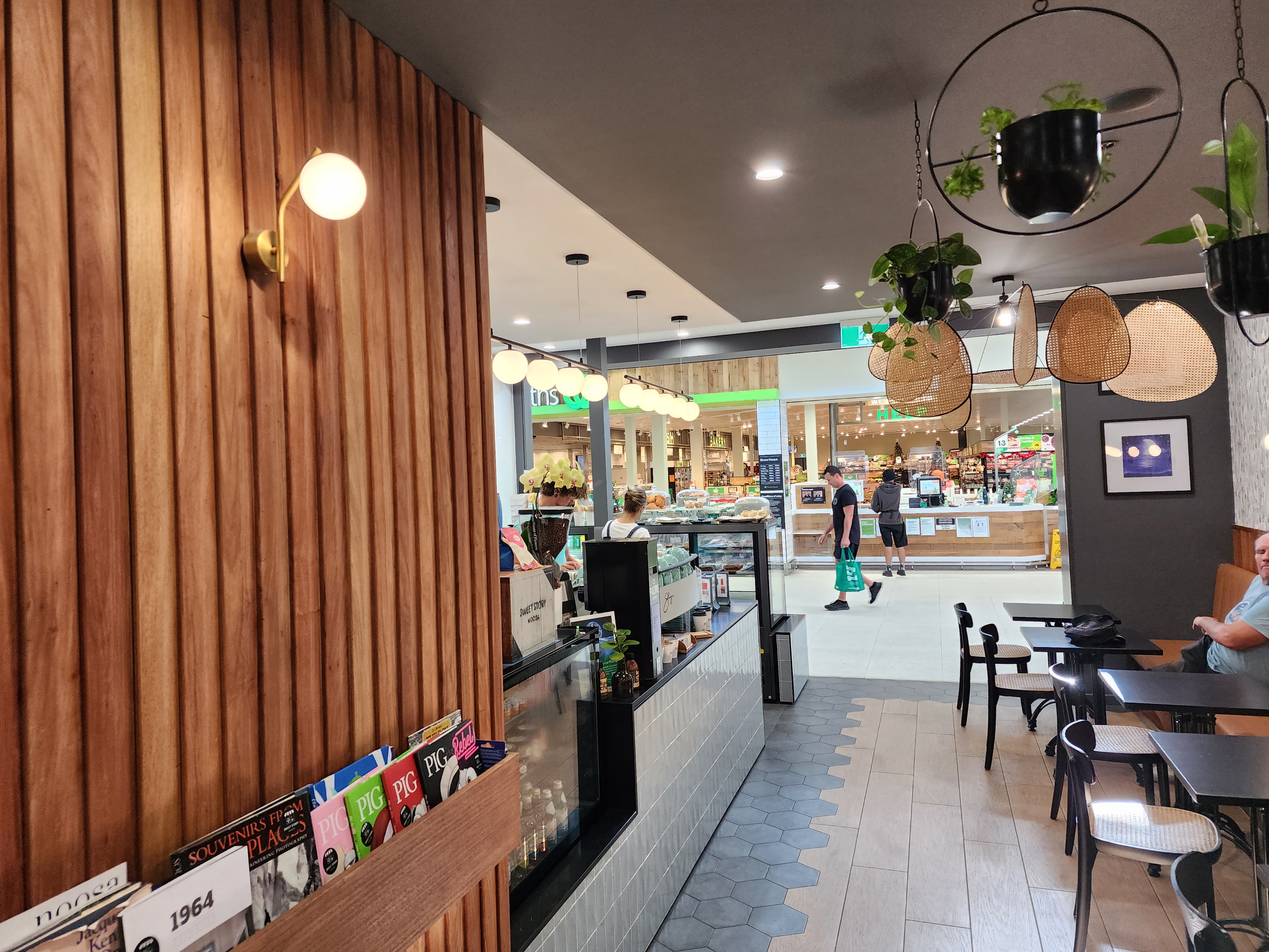 Wall light and pendant lighting — Sweet Story cafe interior
